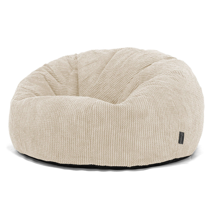 Puf Sofa para Niños de 6 a 14 años - Pompón Crema 02