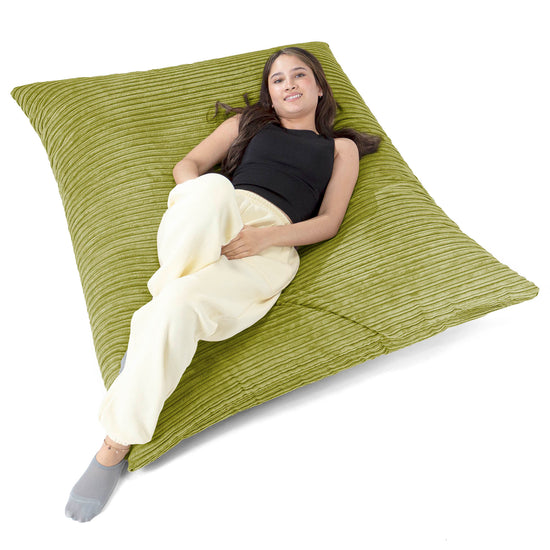Puff Gigante Cama XL - Pana Clásica Lima 03