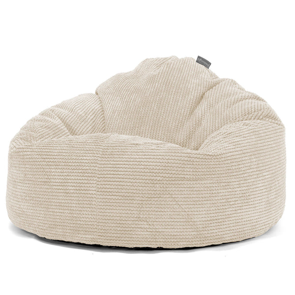 Puff Pera 'Archi' - Pompón Crema 01