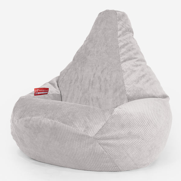 Silla De Juego Puf - Pana de rayas finas Piedra 01