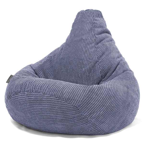 Silla De Juego Puf - Pompón Morado 01