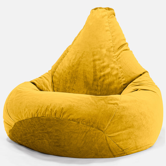 Silla De Juego Puf - Terciopelo Oro 02