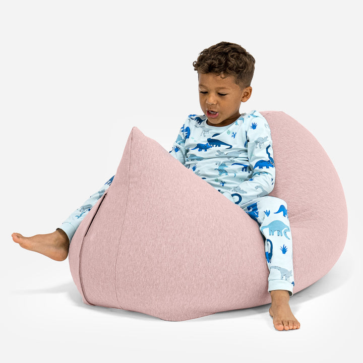 Puf Alto para Niños de 2 a 6 años - Algodón Elástico Bebé Rosa 02