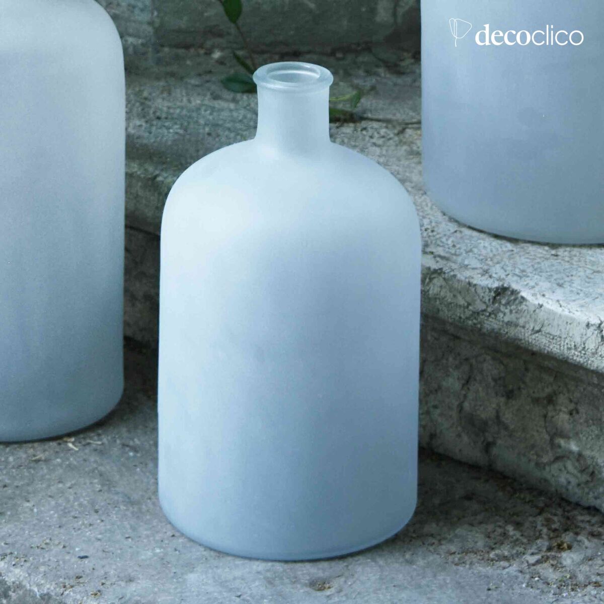 Bonbonne en verre dépoli forme bouteille 31 x 18 cm Soline