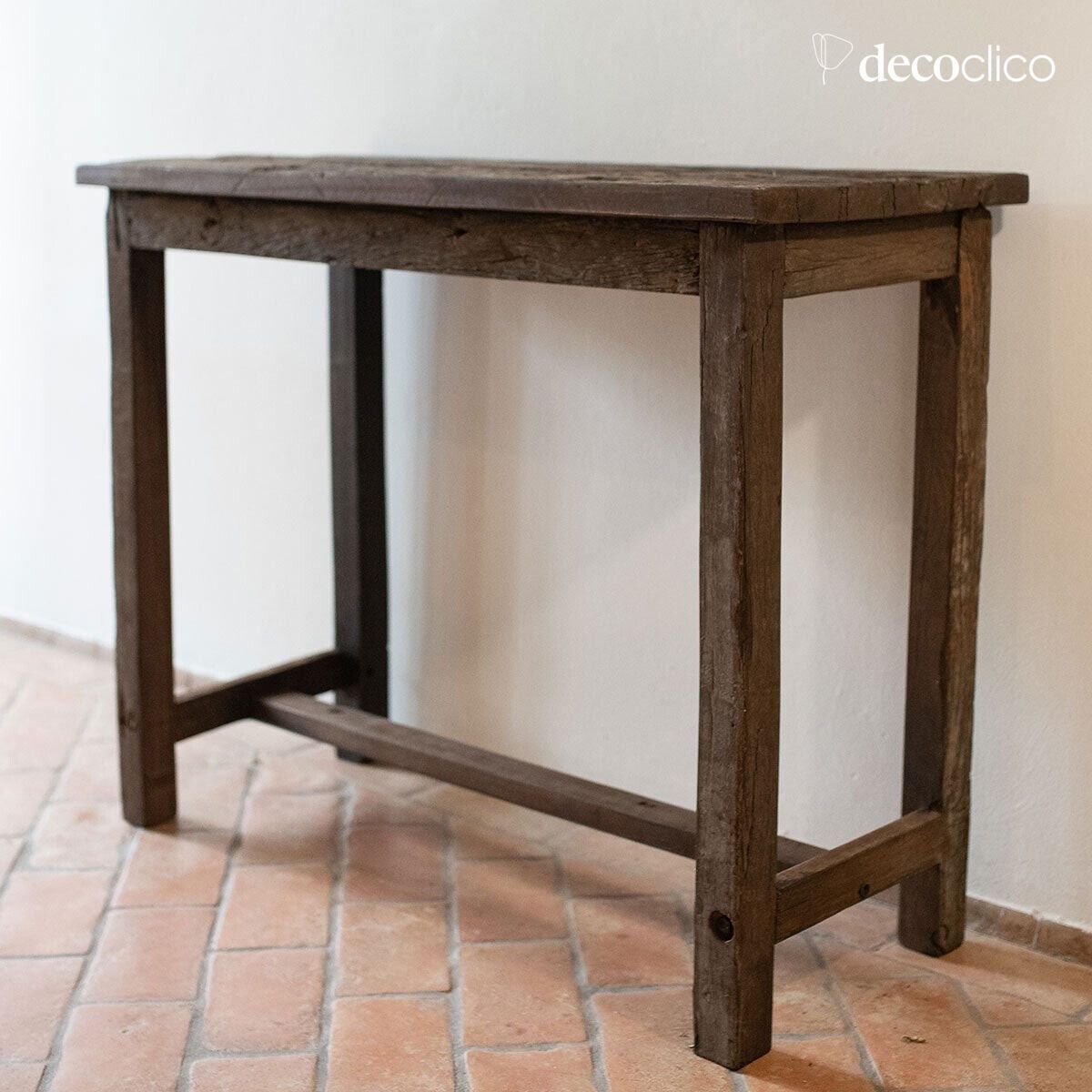 Console en bois recyclé foncé Vermont