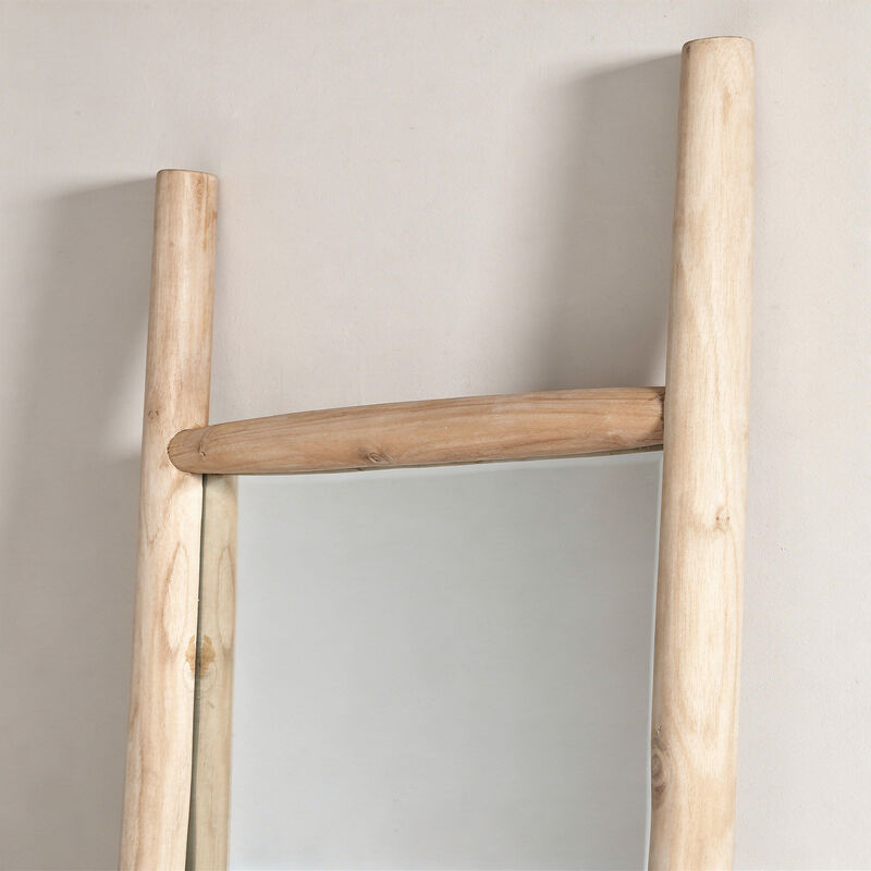 Miroir à poser en bois de teck Pepper